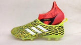 Adidas Glitch Skin 17 FG Soccer Shoes Fluorescent Green White Red - TraShoes