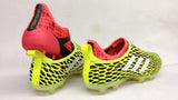 Adidas Glitch Skin 17 FG Soccer Shoes Fluorescent Green White Red - TraShoes