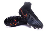 Nike Magista Obra II FG Football Shoes Black Total Crimson - TraShoes