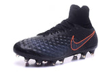 Nike Magista Obra II FG Football Shoes Black Total Crimson - TraShoes