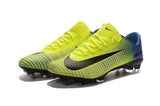 Nike Mercurial Vapor XI FG Soccer Cleats Yellow Black Blue - TraShoes