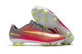 Nike Mercurial Vapor XI FG Soccer Cleats Red Grey Yellow White - TraShoes