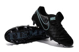 Nike Tiempo Legend VI FG Soccer Cleats Black Hyper Turquoise - TraShoes