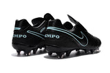 Nike Tiempo Legend VI FG Soccer Cleats Black Hyper Turquoise - TraShoes