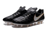 Nike Tiempo Legend VI FG Soccer Cleats Black White Gold - TraShoes