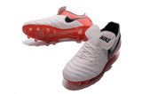 Nike Tiempo Legend VI FG Soccer Cleats White Red Black - TraShoes