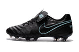 Nike Tiempo Legend VI FG Soccer Cleats Black Hyper Turquoise - TraShoes