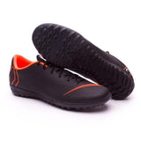Nike Mercurial VaporX XII Academy Turf Soccer Cleats Black Orange - TraShoes