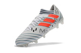 New Adidas Nemeziz Messi FG Soccer Cleats Shoes Sliver Gray Orange