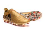 Adidas X 16+ Purechaos FG/AG Soccer Cleats Golden - TraShoes