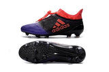 Adidas X 16+ Purechaos FG/AG Soccer Cleats Purple Black Solar Red - TraShoes