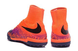 Nike HypervenomX Proximo Turf Soccer Cleats Total Crimson Purple - TraShoes