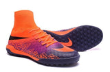 Nike HypervenomX Proximo Turf Soccer Cleats Total Crimson Purple - TraShoes