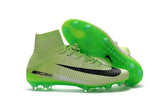 Nike Mercurial Superfly V FG Soccer Cleats Fluorescent Green Black - TraShoes