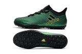 New Adidas X series TF Thunderstorm Grass Spikes Soccer Cleats Shoes Green Black Lime