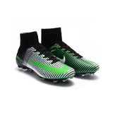 Nike Mercurial Superfly V FG Soccer Cleats Green White Black - TraShoes