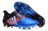 Adidas X 16+ Purechaos FG/AG Soccer Cleats Blue Black - TraShoes