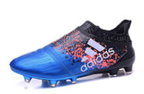 Adidas X 16+ Purechaos FG/AG Soccer Cleats Blue Black - TraShoes