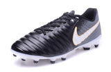 Nike Tiempo Legend VII FG Soccer Cleats Black White Orange - TraShoes