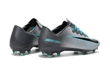 Nike Mercurial Vapor XI FG Soccer Cleats Grey Black Blue - TraShoes