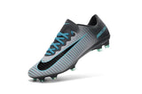 Nike Mercurial Vapor XI FG Soccer Cleats Grey Black Blue - TraShoes