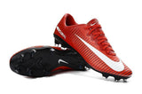 Nike Mercurial Vapor XI FG Soccer Cleats Red White Black - TraShoes