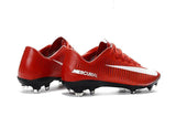 Nike Mercurial Vapor XI FG Soccer Cleats Red White Black - TraShoes