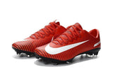 Nike Mercurial Vapor XI FG Soccer Cleats Red White Black - TraShoes