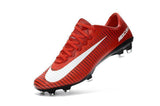 Nike Mercurial Vapor XI FG Soccer Cleats Red White Black - TraShoes