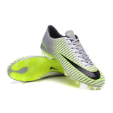 Nike Mercurial Vapor XI FG Soccer Cleats Grey White Green - TraShoes