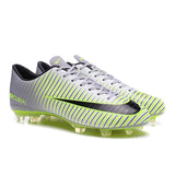 Nike Mercurial Vapor XI FG Soccer Cleats Grey White Green - TraShoes