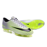 Nike Mercurial Vapor XI FG Soccer Cleats Grey White Green - TraShoes
