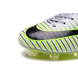 Nike Mercurial Vapor XI FG Soccer Cleats Grey White Green - TraShoes