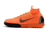 Nike MercurialX Superfly 360 Elite Turf Soccer Cleats Orange Black - TraShoes