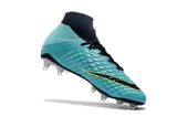 Nike Hypervenom Phantom III DF FG Soccer Cleats Black Turquoise Blue - TraShoes
