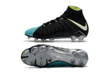 Nike Hypervenom Phantom III DF FG Soccer Cleats Black Turquoise Blue - TraShoes