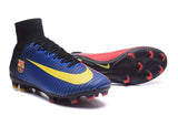 Nike Mercurial Superfly V FC Barcelona FG Soccer Cleats Blue Red Black - TraShoes
