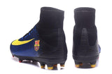 Nike Mercurial Superfly V FC Barcelona FG Soccer Cleats Blue Red Black - TraShoes