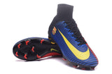 Nike Mercurial Superfly V FC Barcelona FG Soccer Cleats Blue Red Black - TraShoes