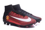 Nike Mercurial Superfly V Manchester United FG Soccer Cleats Red Black - TraShoes