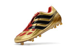 New Adidas Predator Accelerator  FG Soccer Cleats Shoes Gold Red Black