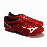 Mizuno Basara 001 FG Soccer Cleats Red Black White - TraShoes