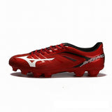 Mizuno Basara 001 FG Soccer Cleats Red Black White - TraShoes