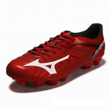 Mizuno Basara 001 FG Soccer Cleats Red Black White - TraShoes