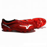 Mizuno Basara 001 FG Soccer Cleats Red Black White - TraShoes