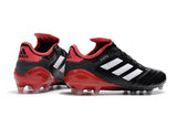 Adidas Copa 18.1 FG Soccer Cleats Black Red - TraShoes