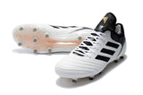 Adidas Copa 18.1 FG Soccer Cleats White Black - TraShoes