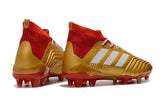 Adidas Predator 18.1 FG Soccer Cleats Golden Core White Red - TraShoes