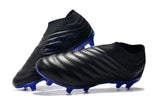 Adidas Copa 19+ FG Black Blue Studs - TraShoes