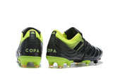 Adidas Copa 19.1 FG Black Green - TraShoes